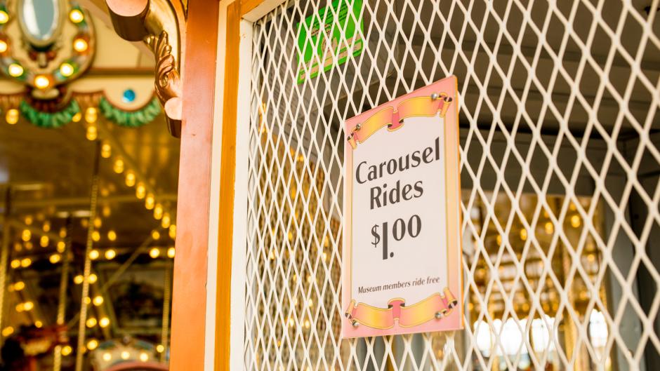The Spillman Carousel offers affordable family fun all year round.