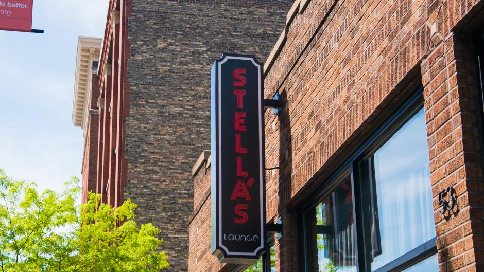 Stella's Lounge has two separate sections: the main section that plays a variety of rock music, and Stella's Back Lounge, which features a DJ on the weekends.