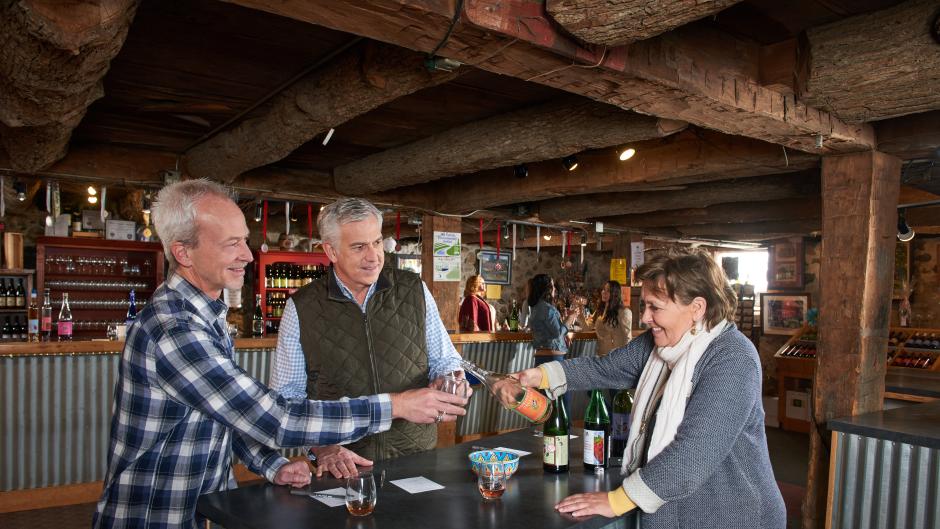 Wine Tasting at Robinette's Apple Haus & Winery