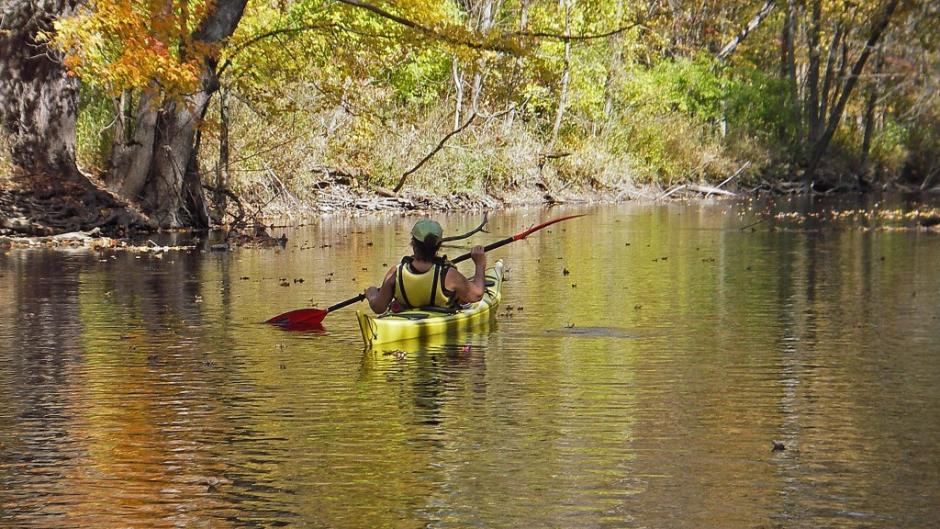 The new Indian Mounds Drive Kayak Launch is accessible for people with disabilities and connects to the Grand River.