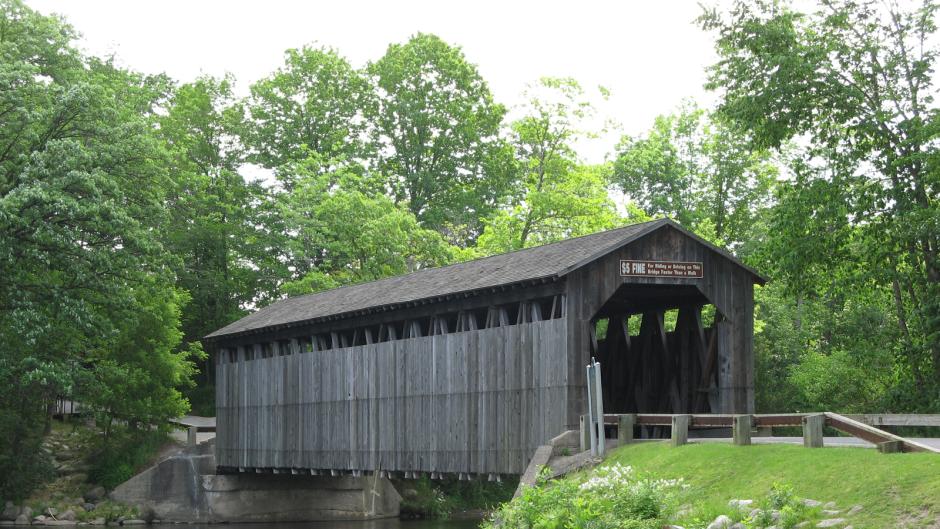 There are many sites at Fallasburg Park and Lepard Nature Preserve including a covered bridge.