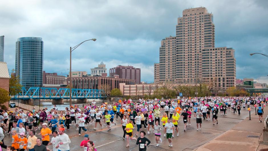 The Fifth Third River Bank Run is a Grand Rapids tradition.