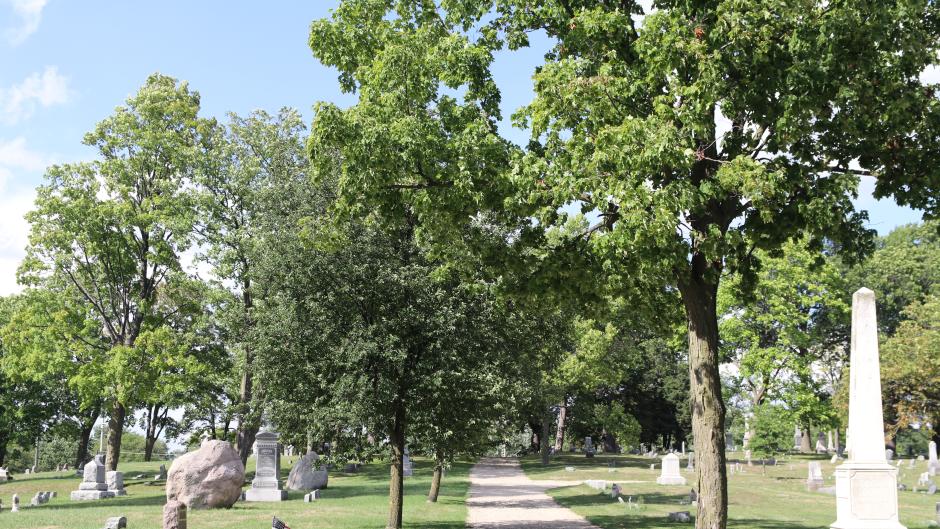 Opening in 1838, the Fulton Street Cemetery is Grand Rapids’ first municipally dedicated graveyard.