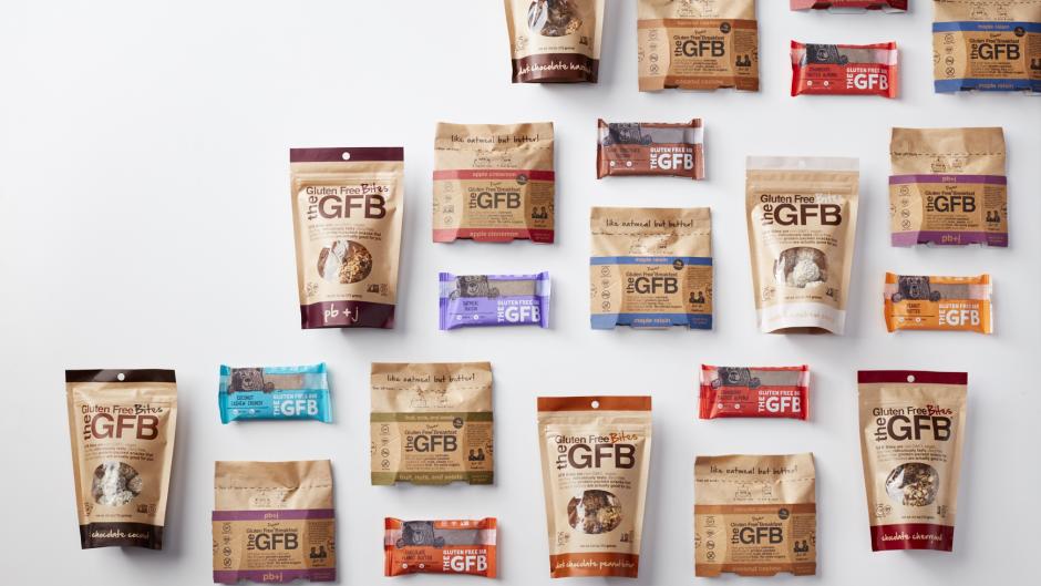 Variety of The GFB: Gluten Free Bar Snacks