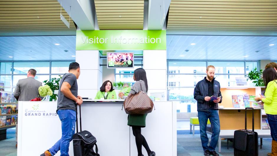 The friendly staff at GFIA are available to help guests take advantage of one of the many public transportation options offered to and from the airport.