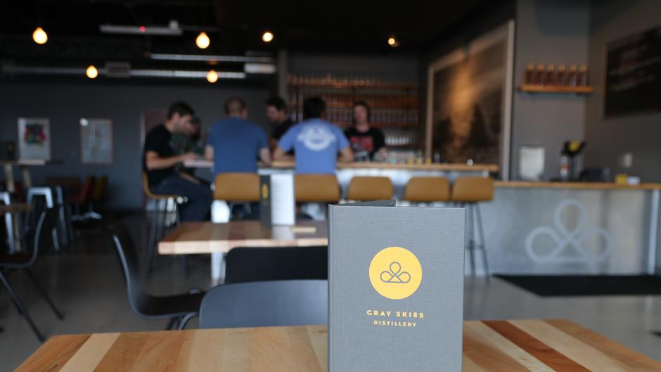 Stop by Gray Skies Distillery to try its Straight Rye Whiskey, or its three speciality Cocktail Week GR cocktails, all made with the new spirit.