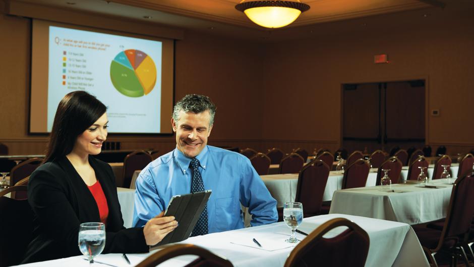 Man and Women Meeting in Grand Rapids