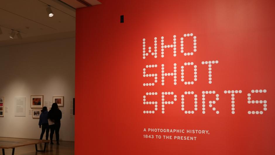 The "Who Shot Sports: A Photographic History, 1843 to the Present" displays over 200 images of legendary athletes.