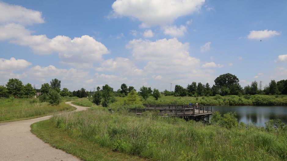 Kent Trails runs through Grandville perfect for hiking and biking.
