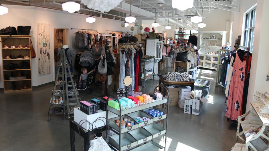 Paperdoll Boutique carries a variety of women's clothing, shoes, and accessories.