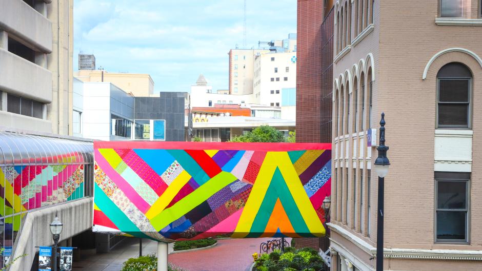 Kaleidoscopic by Amanda Browder - Campau Skywalk