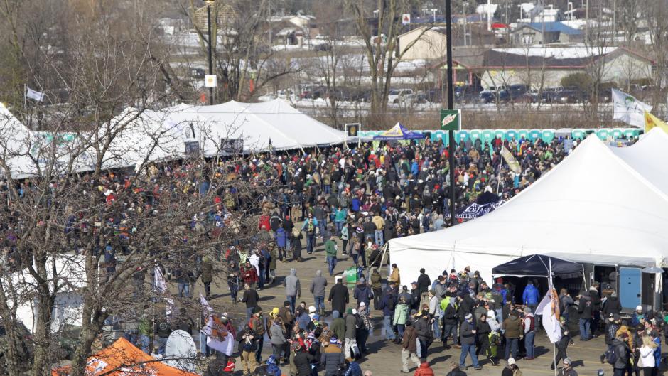 Crowd at the Winter Beer Festival