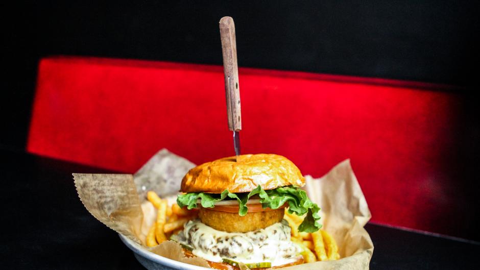 Fact: In 2012, Stella's half-pound, giant stuffed burger was named Best Burger in America by GQ Magazine!