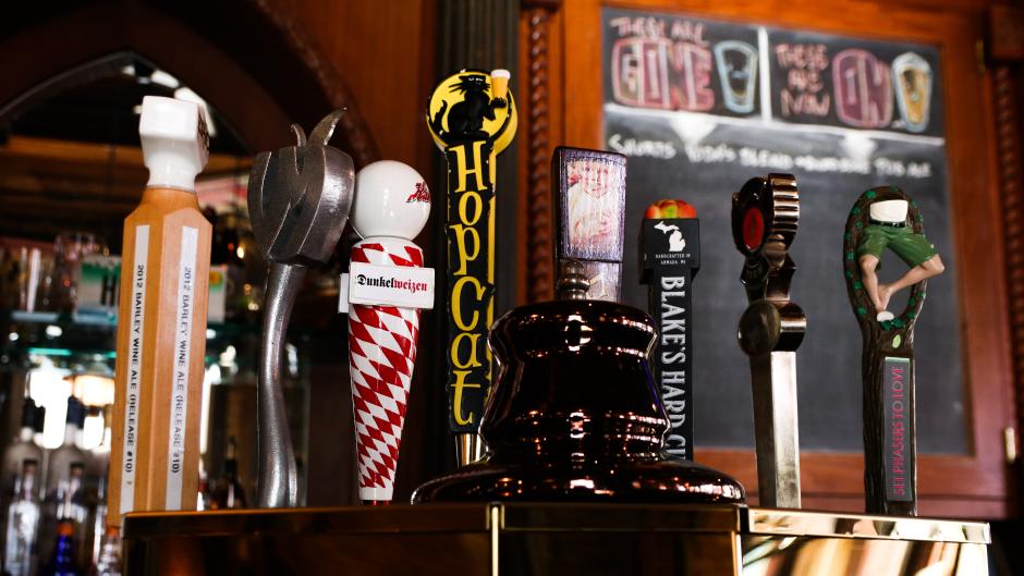 HopCat has an extensive beer menu with 49 taps and even more bottled options.