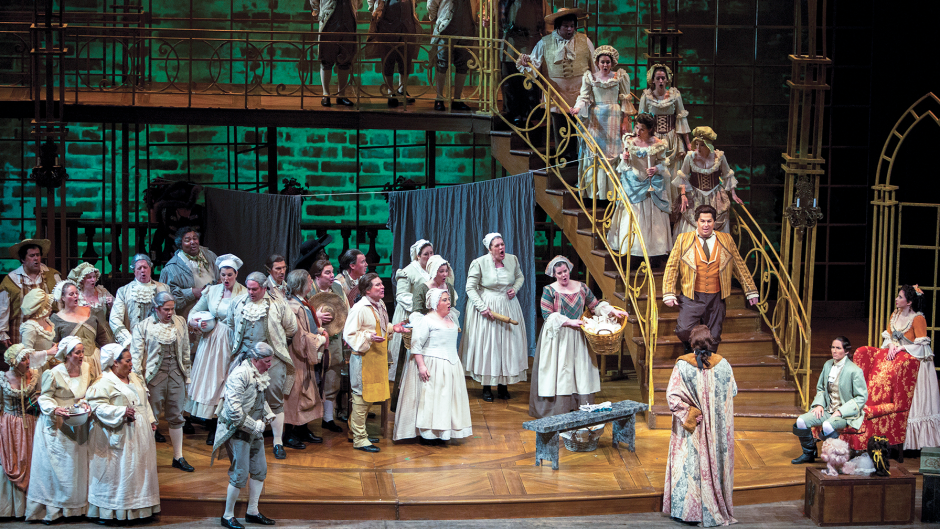Opera Grand Rapids performing "The Marriage of Figaro" in May 2018.