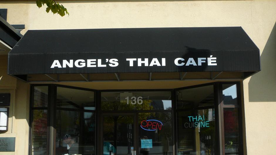 Angel's Thai is located in downtown, just off Rosa Parks Circle.