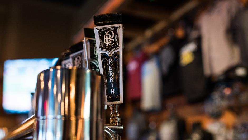 At any given time, Perrin Brewing Co. has over 15 craft beers on tap that span four tiers.