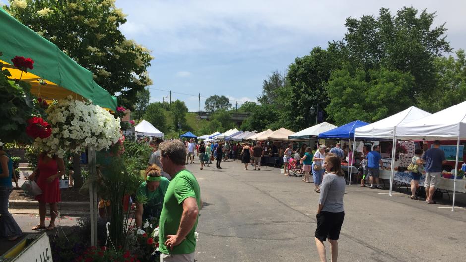The seasonal Rockford Farmer's Market is open every Saturday from May to October from 8 AM to 1 PM.