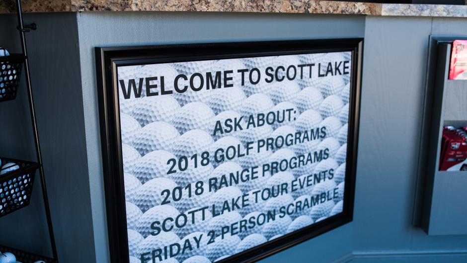Welcome to Scott Lake sign