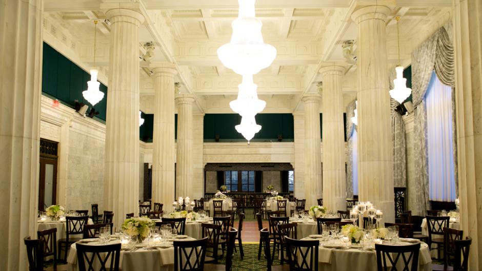 The Ballroom at McKay was once the Grand Rapids National Bank.