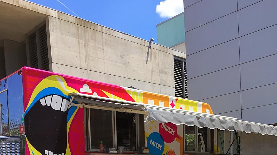 What the Truck - the calm before the storm of hungry Grand Rapidians!