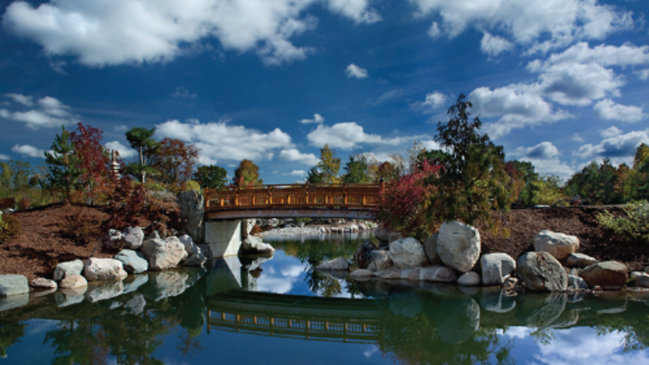 Take in the tranquility of the Richard and Helen DeVos Japanese garden.
