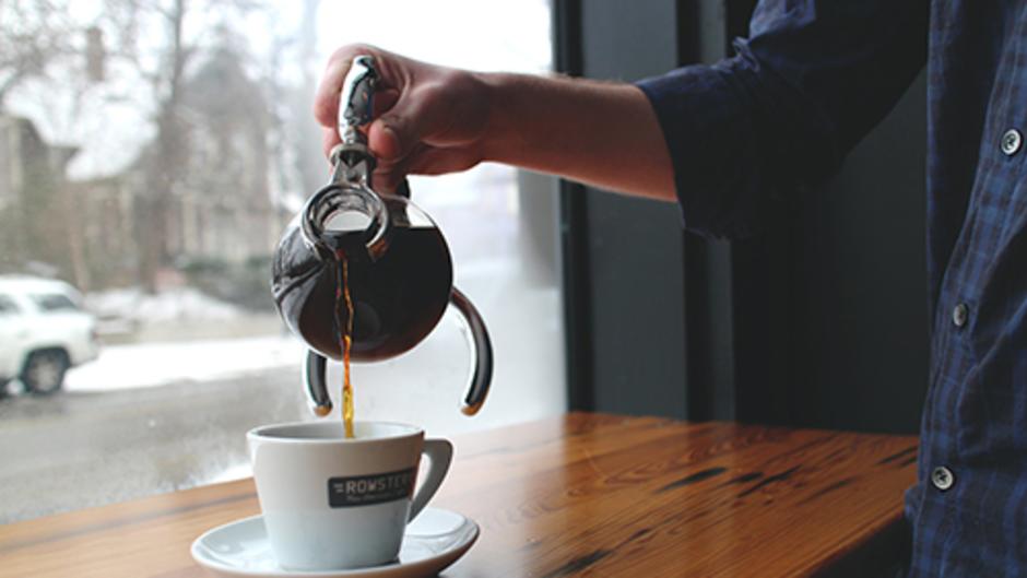 Rowster Coffee is local roaster in Grand Rapids making delicious coffee.