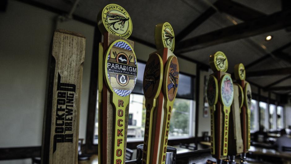 Rockford Brewing taps