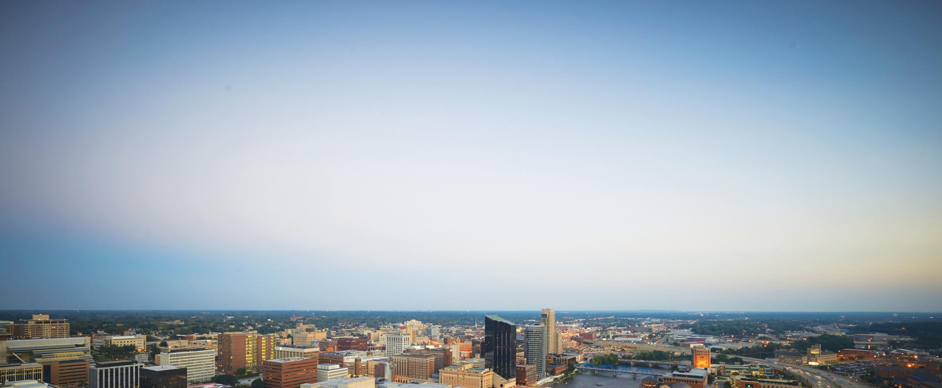 Grand Rapids' convention campus features the DeVos Place Convention Center.