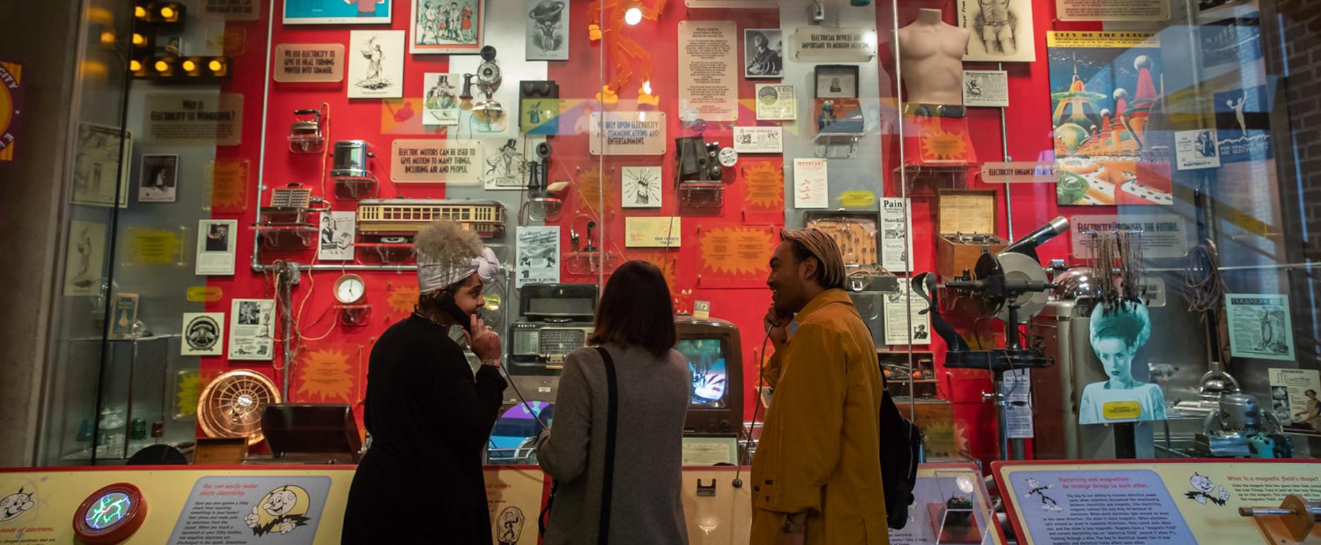 Visitors to the Grand Rapids Public Museum