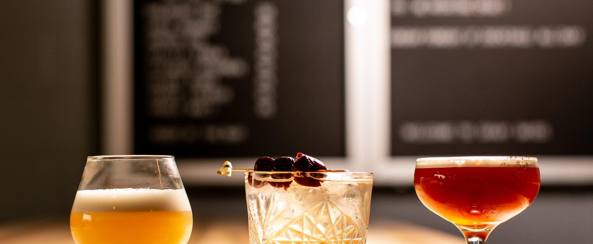 Gray Skies made a selection of rye cocktails for Cocktail Week GR 2018 using hand-crafted ingredients.