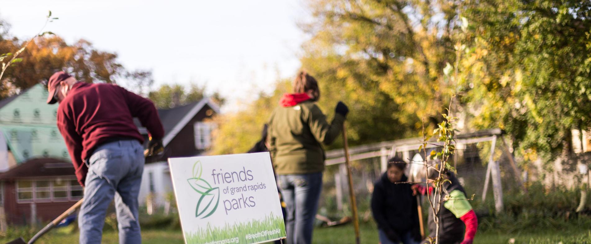 Citizen foresters learn to care for and properly plant trees.