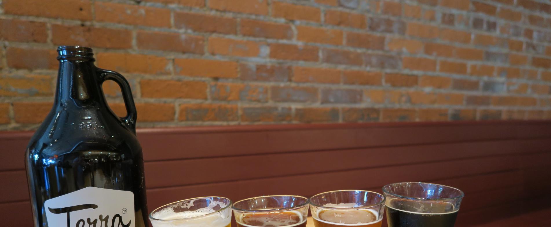 Terra GR beer flight