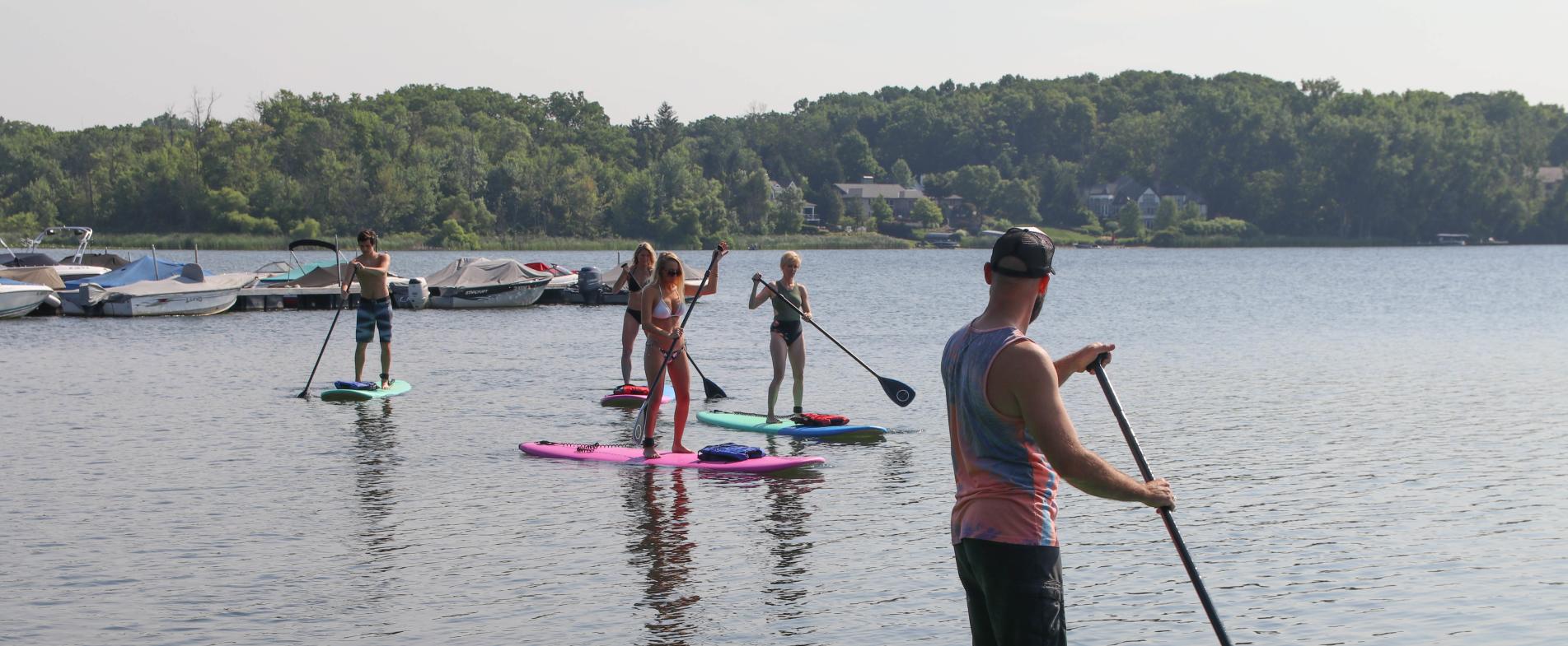 Fact: Paddle boards come in a variety of sizes and shapes and it's important that you find the correct board that fits your needs
