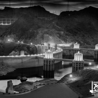75th Scenic Nevada Hoover Dam Evening