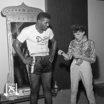 Floyd Patterson with Judy Garland