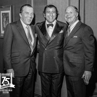 Ed Sullivan, Tony Bennett, and Don Rickles