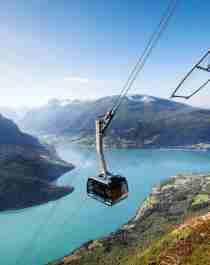 Loen skylift i Loen