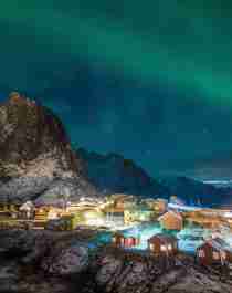 Northern Lights over the Lofoten Islands