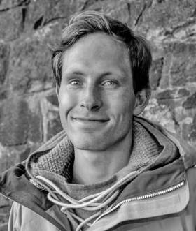 Portrett av norske Andreas Orset, profesjonell turggjenger