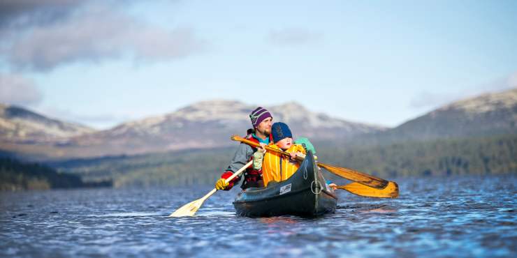 Kano og | bedste at padle i kajak i Norge