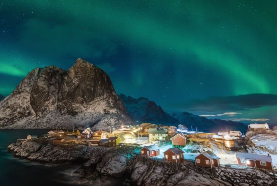 Northern Lights over the Lofoten Islands