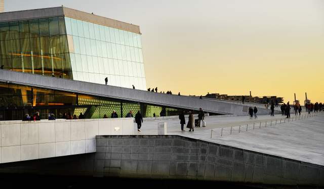 The Opera house in Oslo in November light