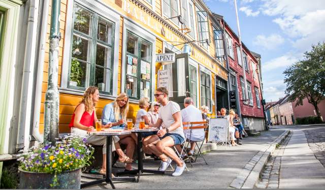 Restaurant Baklandet Skydsstation in Trondheim in Trøndelag