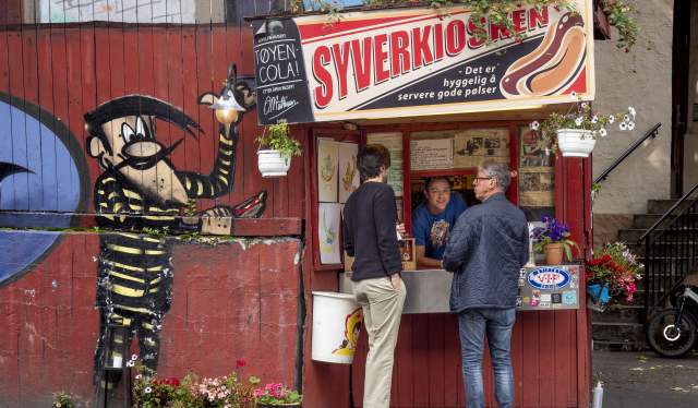 Syverkiosken hot dog kiosk Oslo Eastern Norway