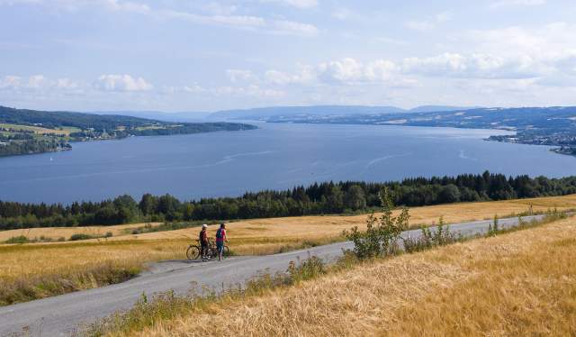 Plan your trip to the Gjøvik region in Eastern Norway and go cycling along Lake Mjøsa