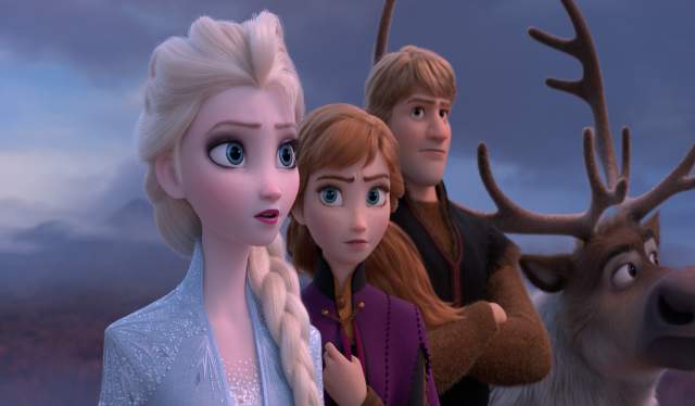 Elsa, Anna, Kristoff and Sven, Frozen 2