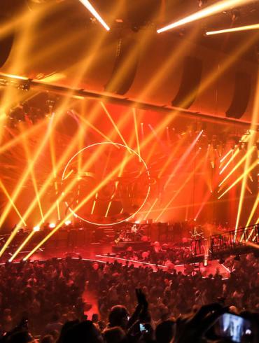 Light Show at Aerosmith Concert