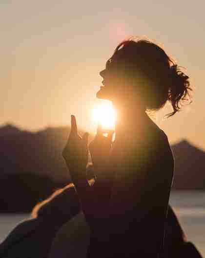 People attending the Trevarefest festival under the midnight sun in Henningsvær, Northern Norway