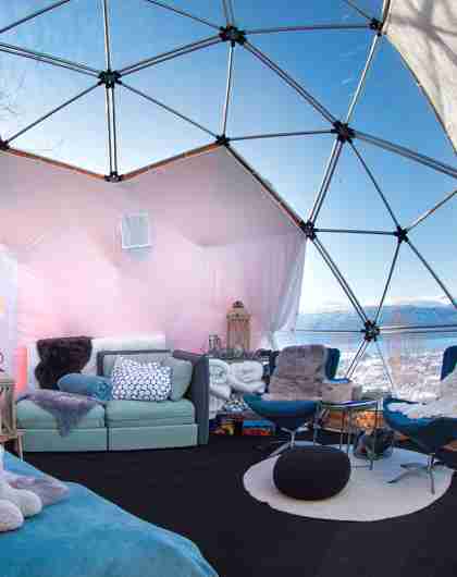 Glamping in the Arctic Dome in Narvik, Northern Norway